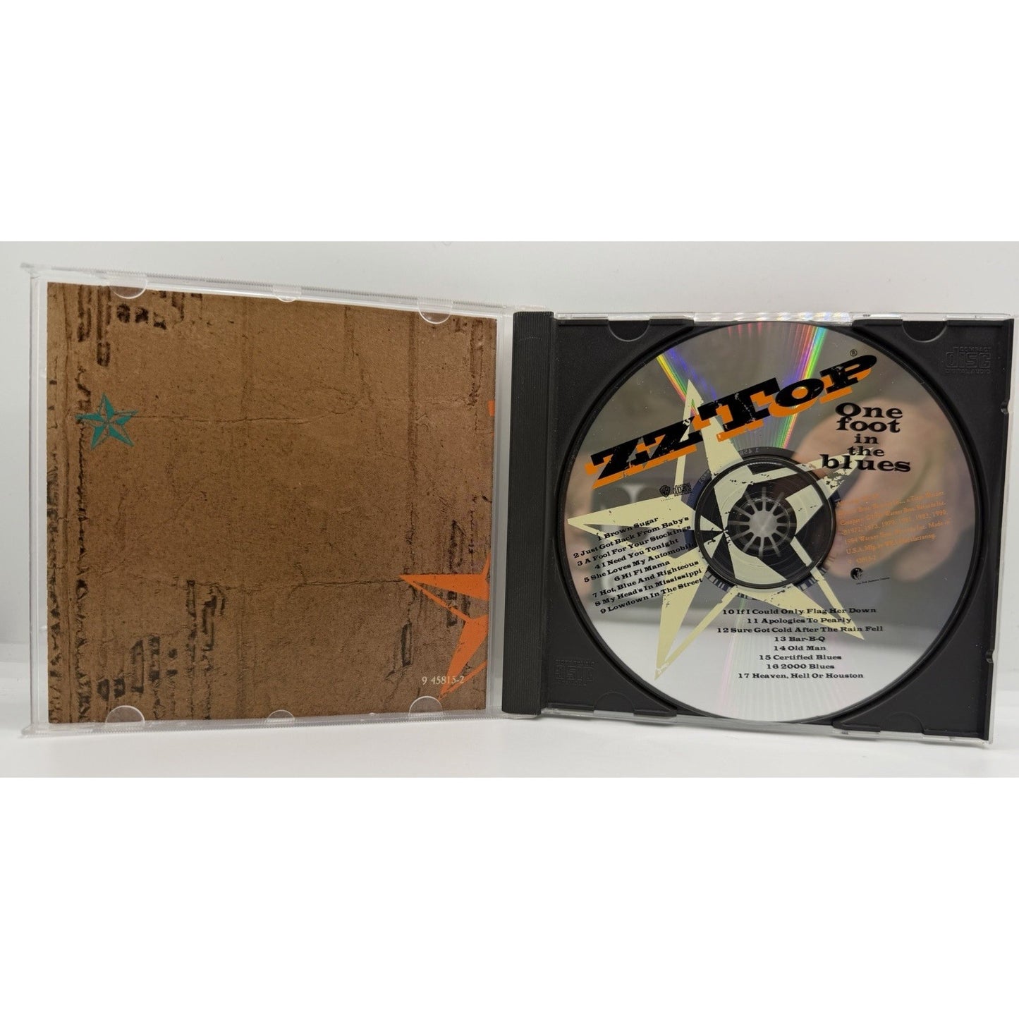 ZZ Top One Foot In The Blues CD Warner Bros Blues Rock Brown Sugar