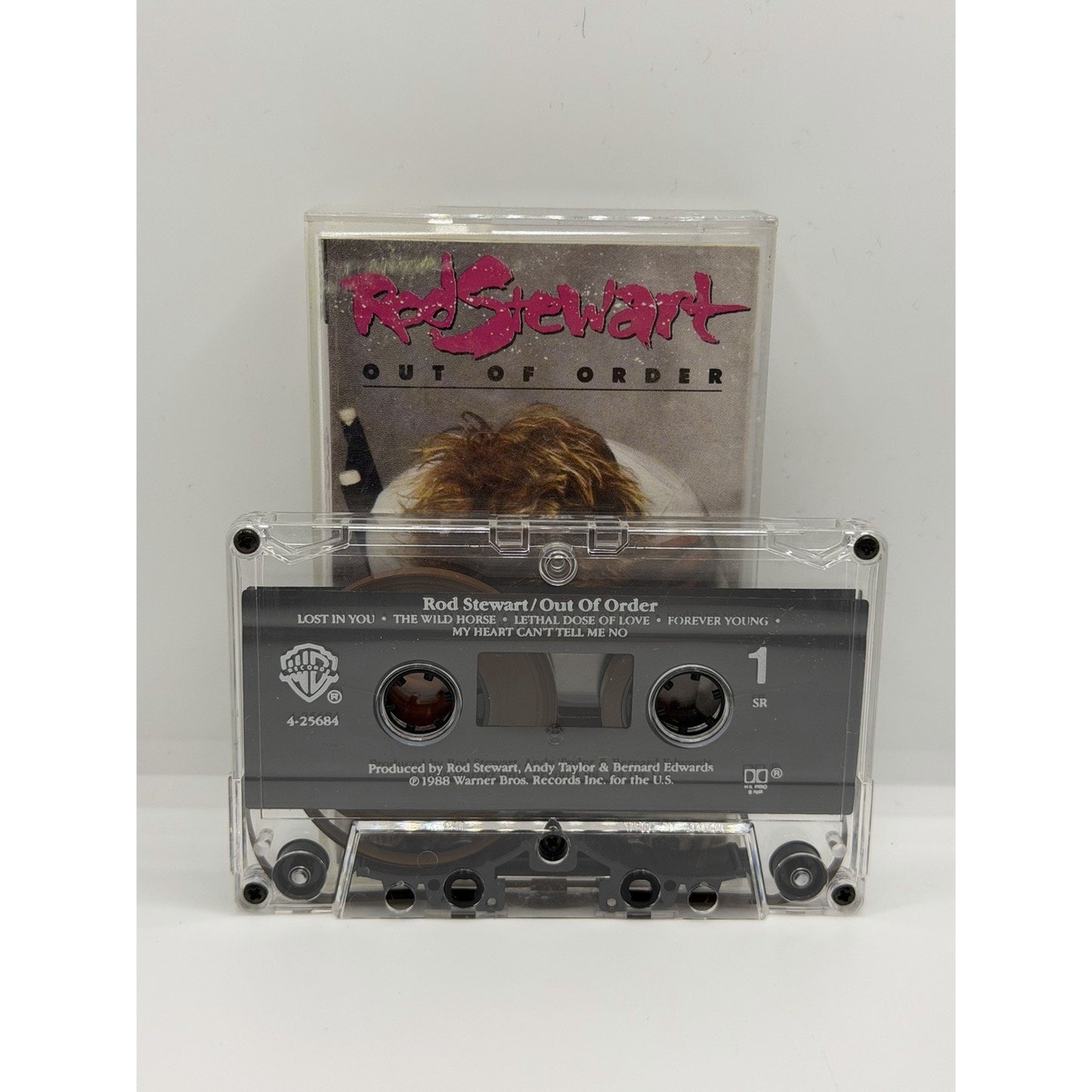 Rod Stewart Have I Told You Lately Single Out Of Order Cassette Tape Lot of 2