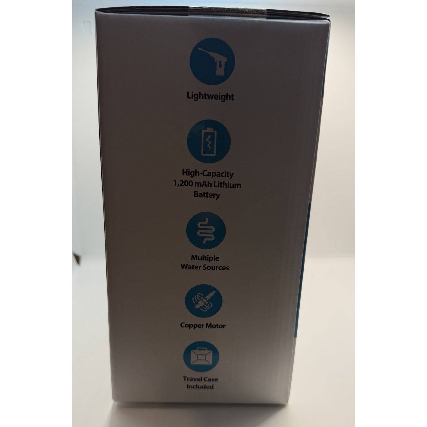 Brookstone Cordless High-Pressure Washer Portable Rechargeable - Brand New