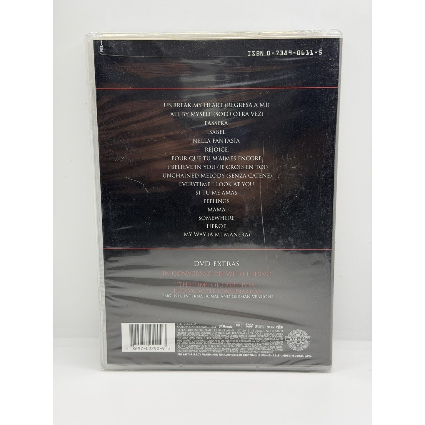 Il Divo “Live At The Greek Theatre” (DVD) W/Bonus Track Brand New & Sealed!