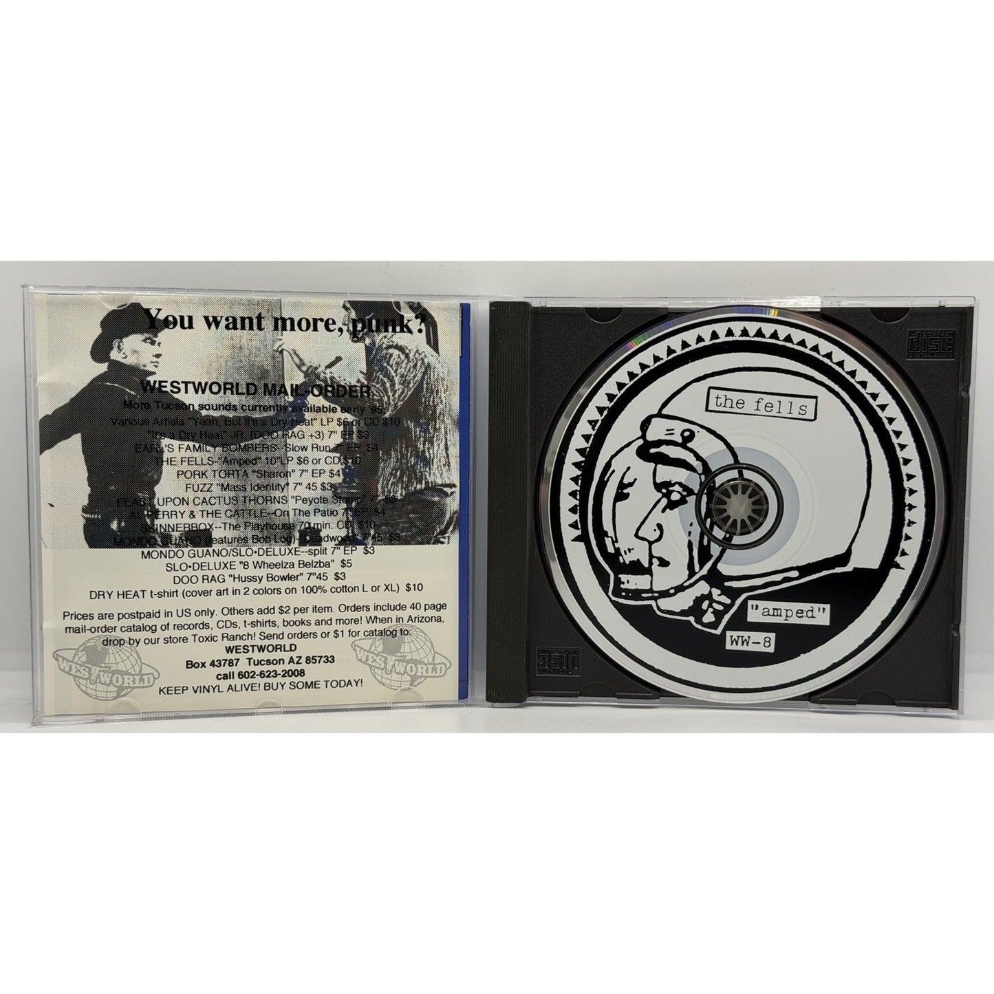 The Falls Amped CD 1994 Tucson Garage Punk Legends! Preowned Hard To Find OOP