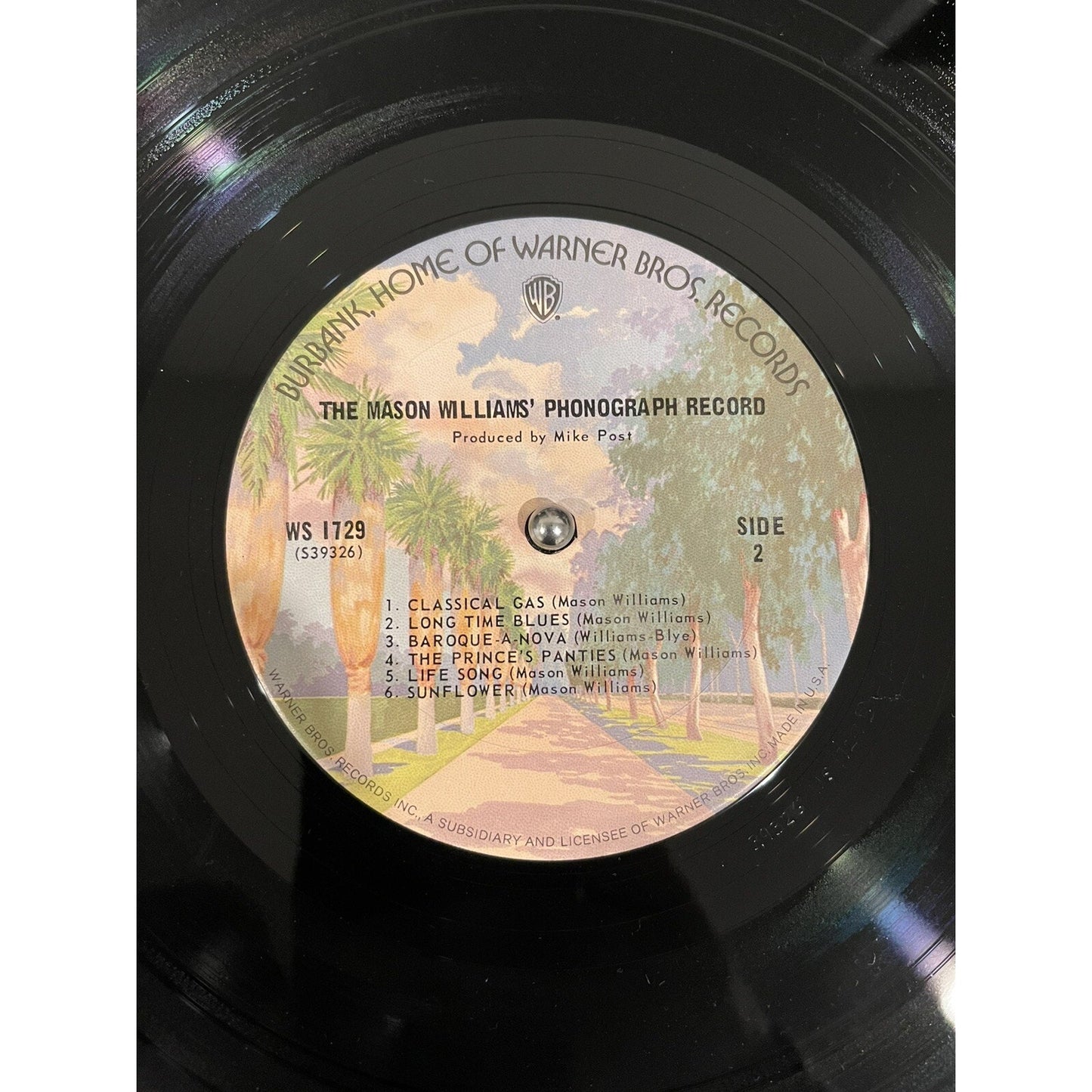 The Mason Williams' Phonograph Record Vinyl 12" LP 33 RPM WS 1729