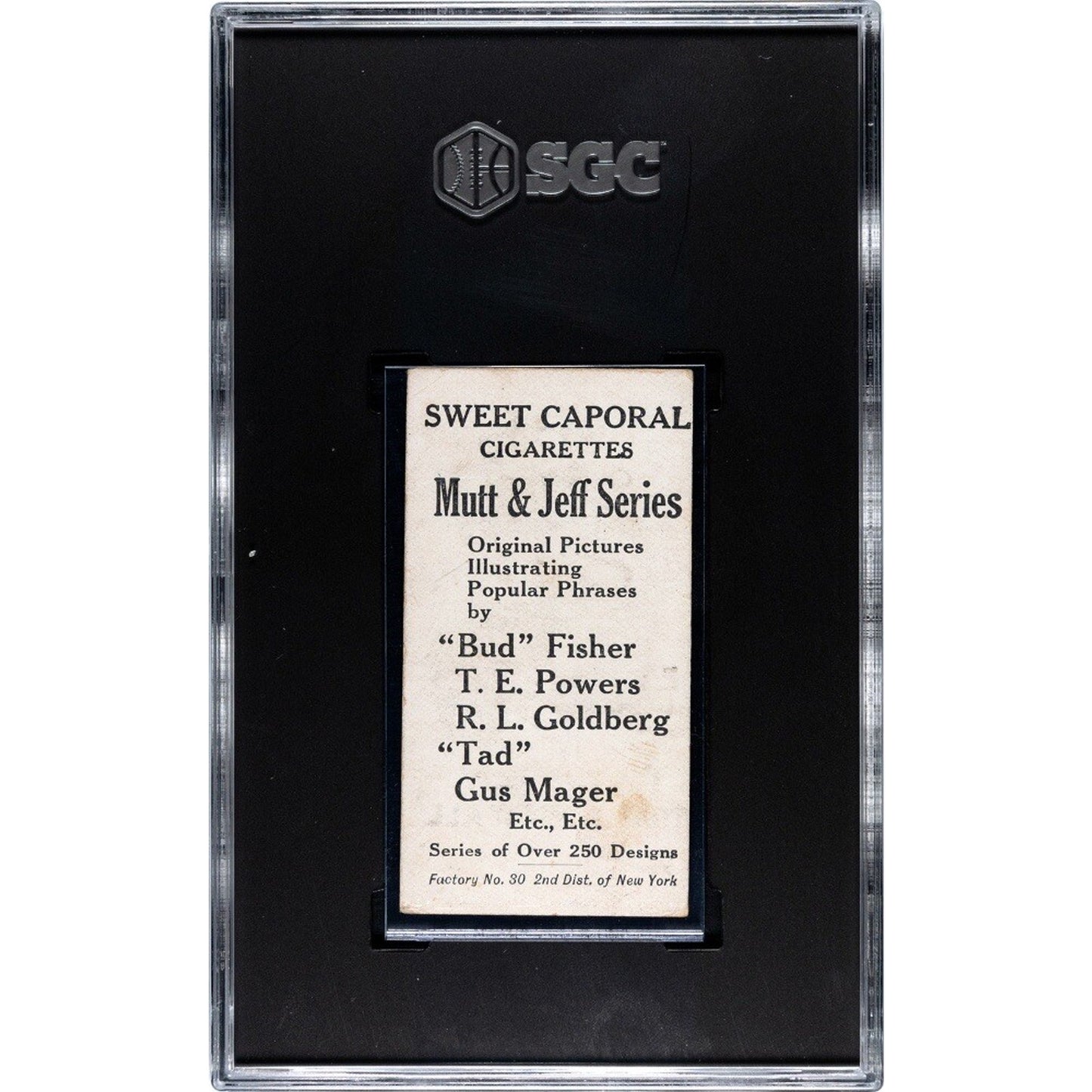 1906-11 Sweet Caporal Mutt & Jeff I’m The Guy That Done It All #7 SGC 3.5 VG+