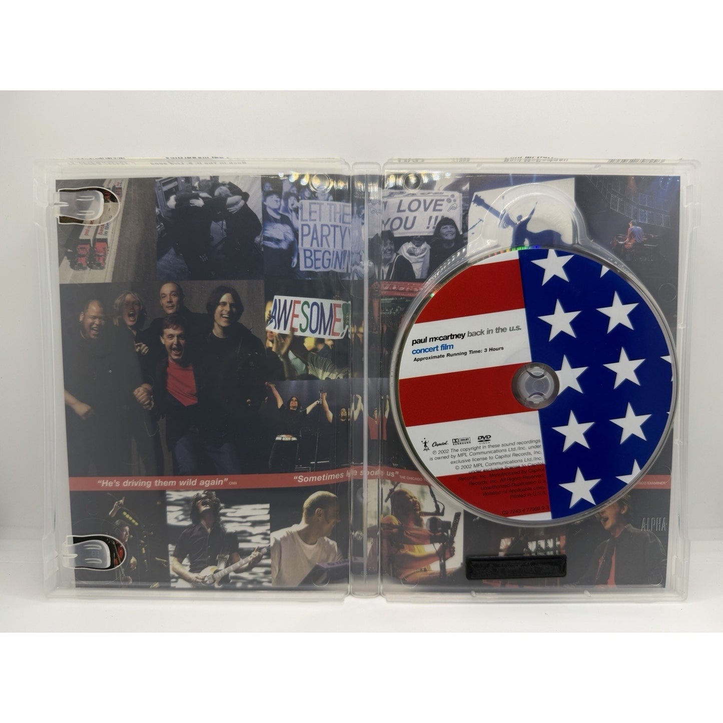 Paul McCartney: Back in the US - Live 2002 Concert Film - DVD