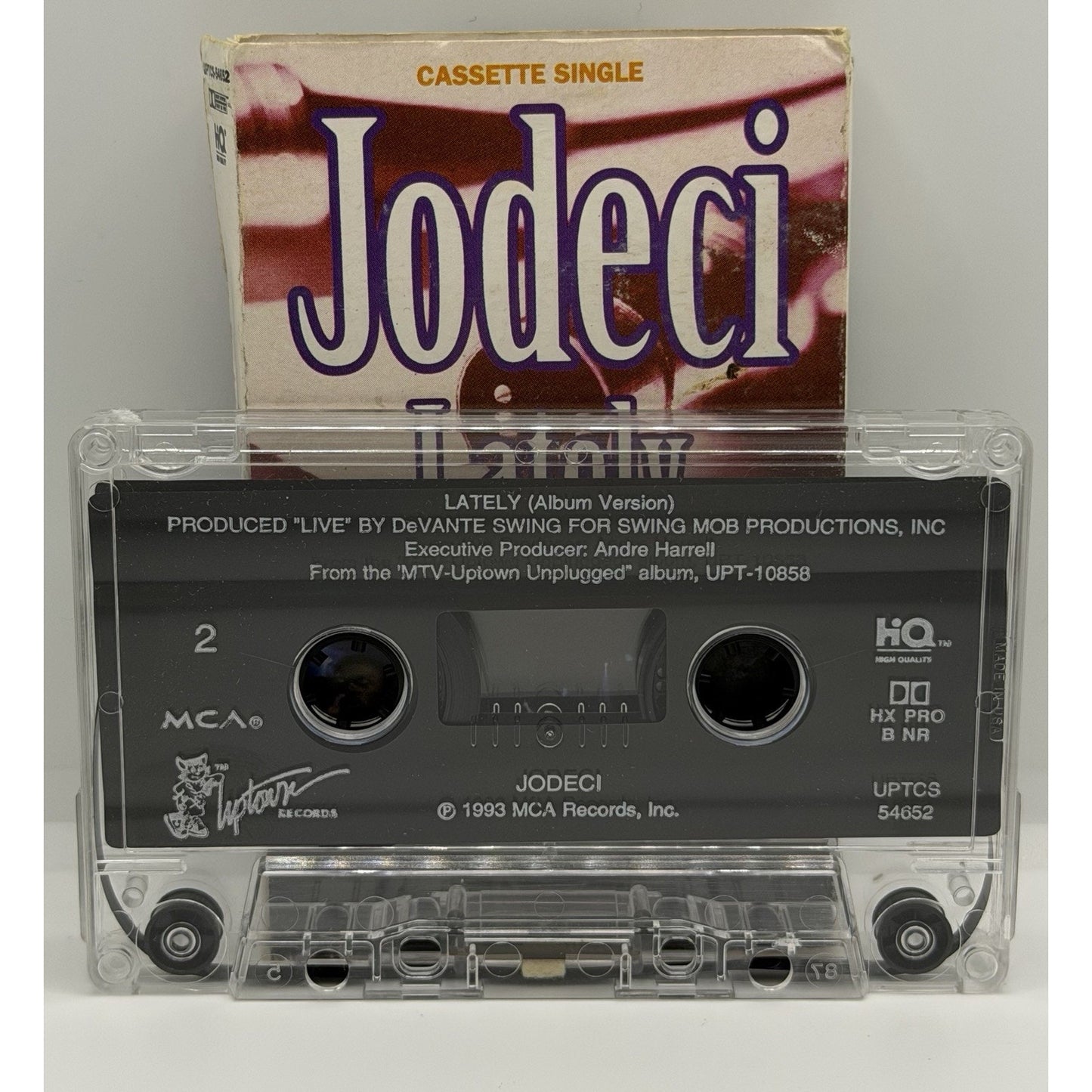 Jodeci – Lately Cassette Single 1993 MCA Uptown Records R&B Soul