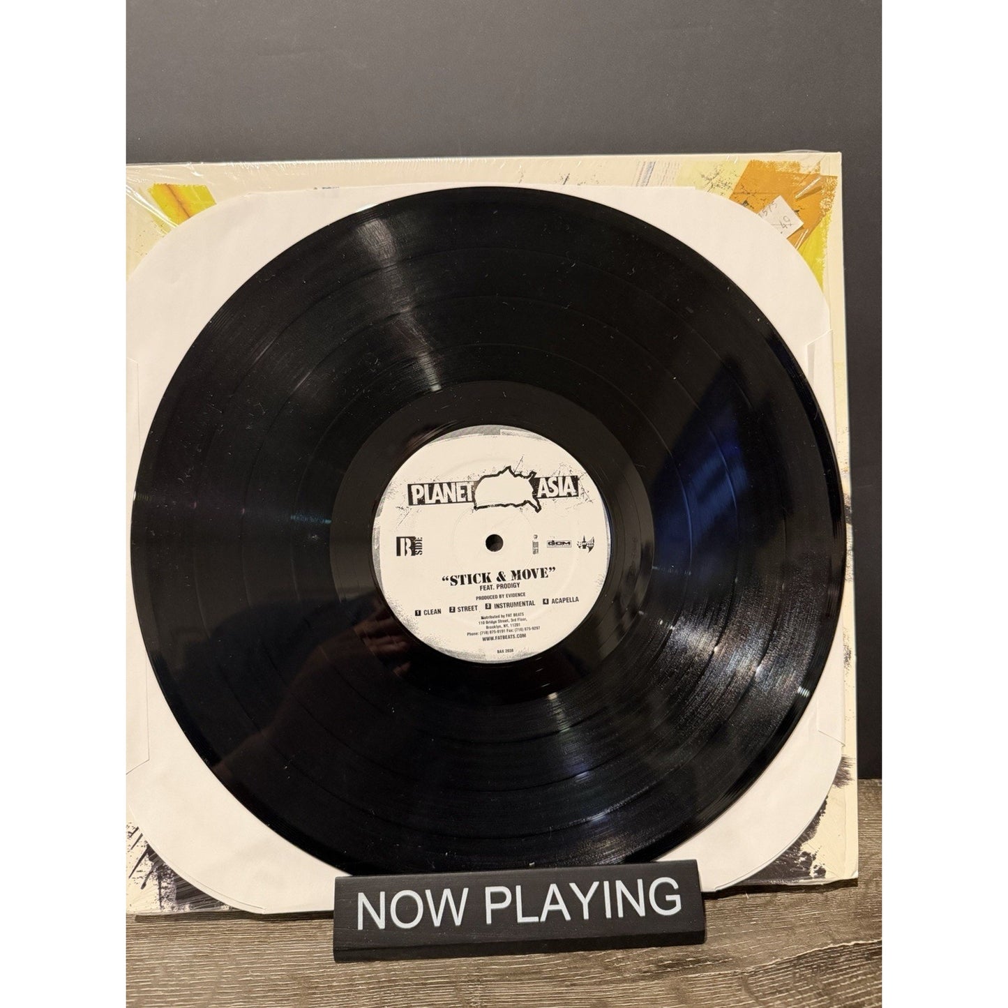 Planet Asia The Medicine Stick & Move Vinyl Single 12 inch Battle Axe Fat Beats