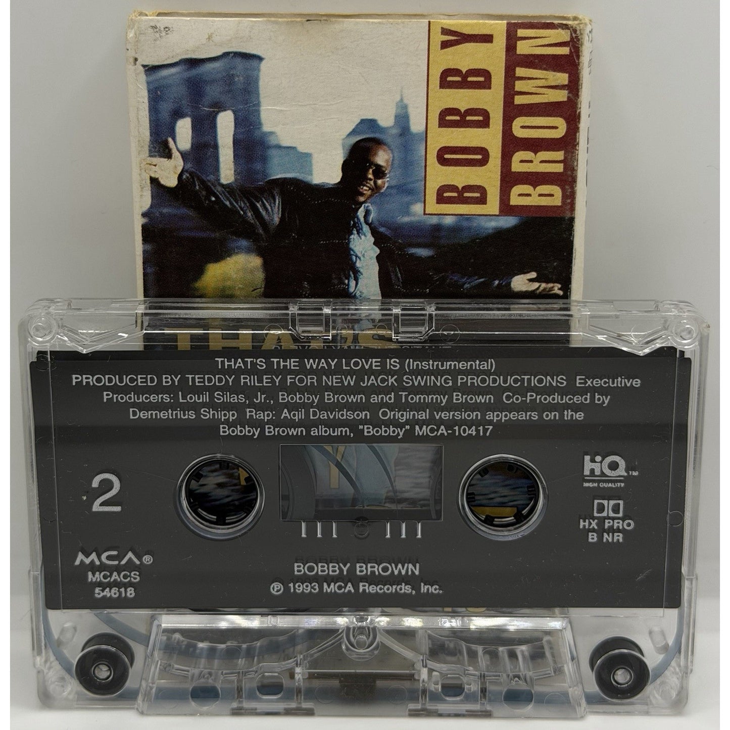Bobby Brown That’s The Way Love Is Cassette Single R&B New Edition