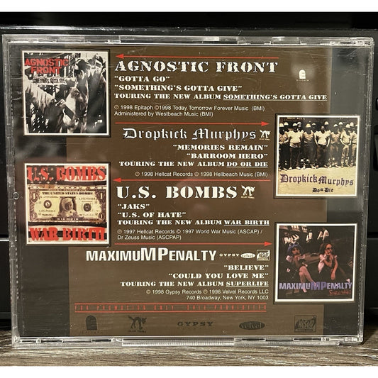 Agnostic Front Dropkick Murphys U.S. Bombs Unity Fest 98 Rare Promo CD