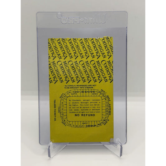 1988 University of Michigan vs Wake Forest College Football Ticket Stub