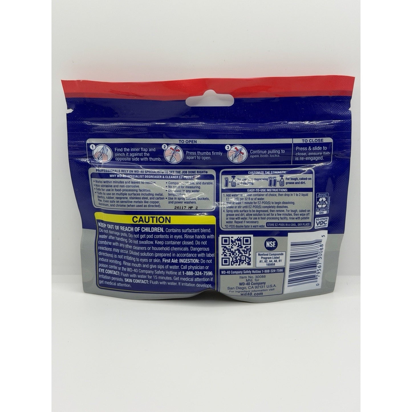 1 WD-40 Specialist Industrial Strength Degreaser EZ-PODS of 5 Pods Brand New