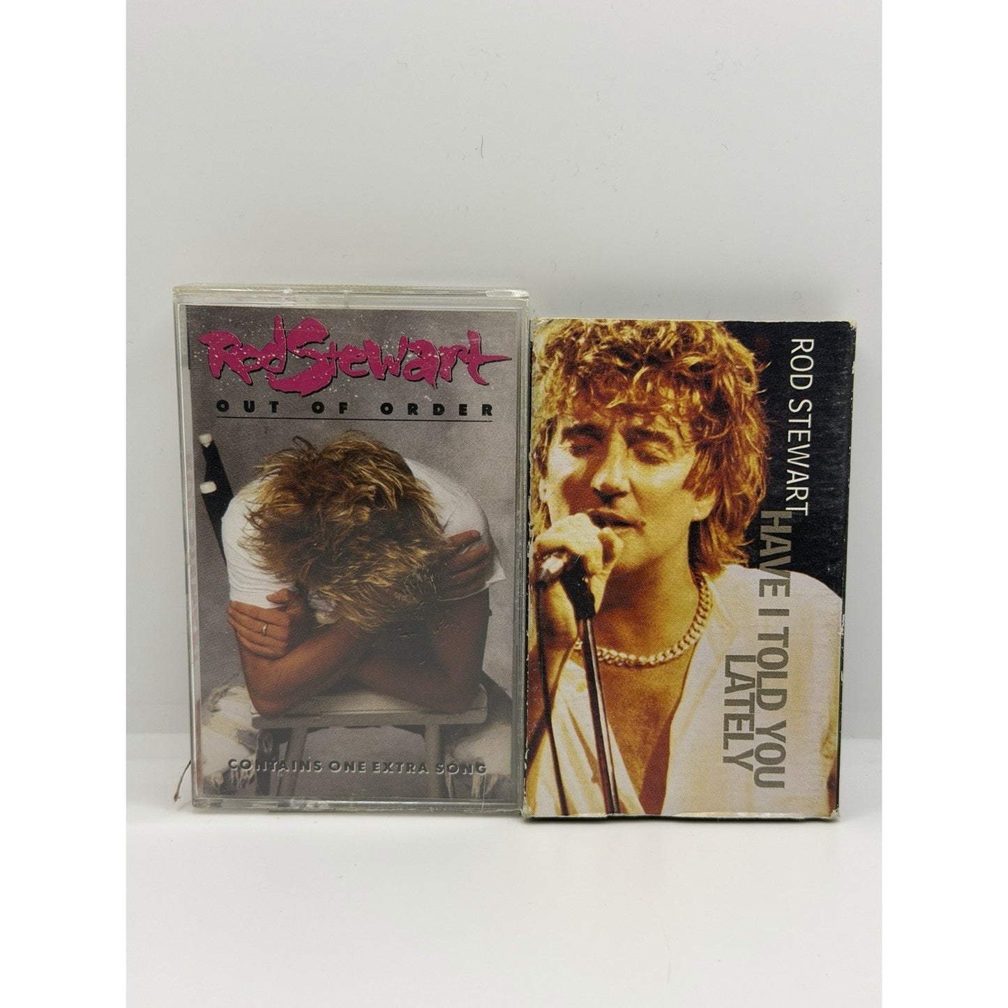 Rod Stewart Have I Told You Lately Single Out Of Order Cassette Tape Lot of 2