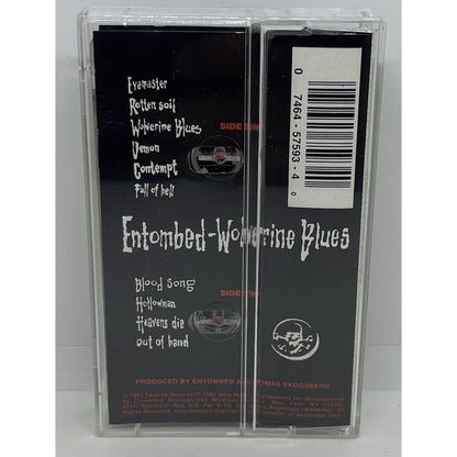 Entombed - Wolverine Blues, Cassette Tape (PA), 1993 Earache Records Death Metal