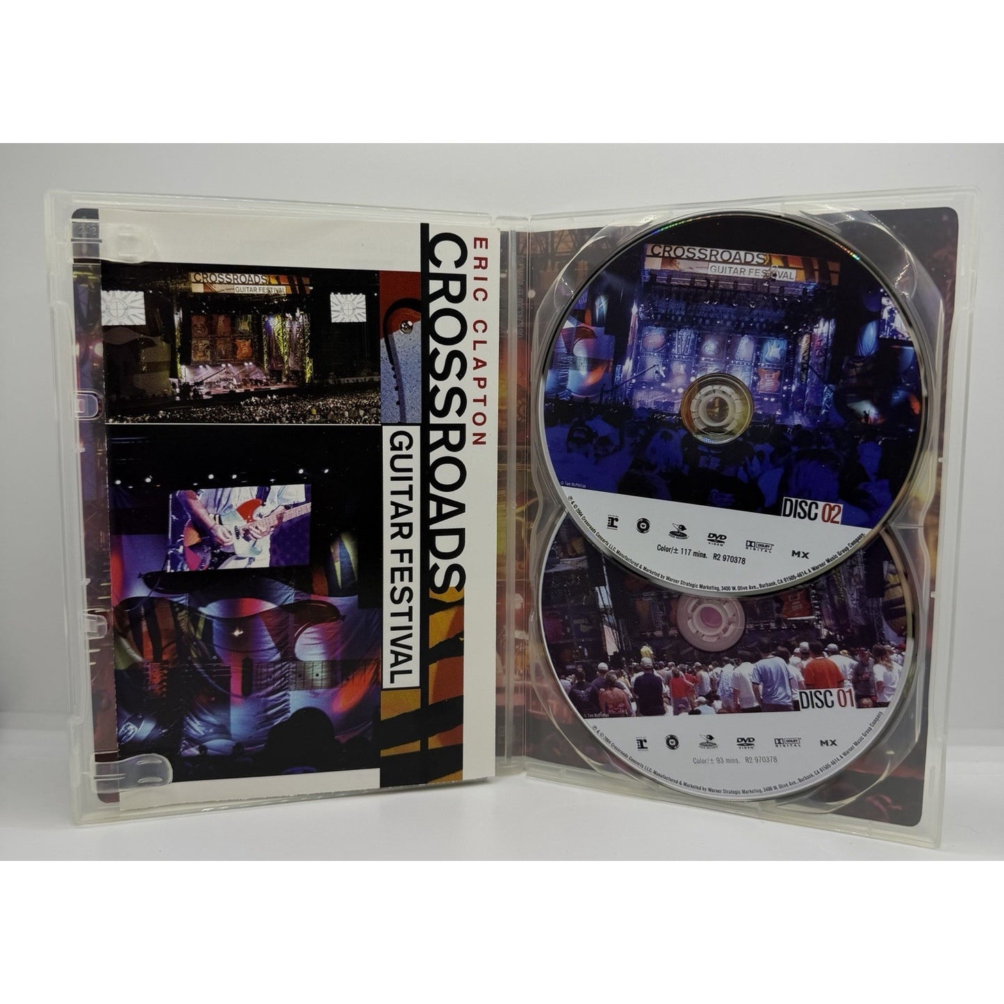 Eric Clapton Crossroads Guitar Festival (DVD) Preowned 2 Discs Classic Rock