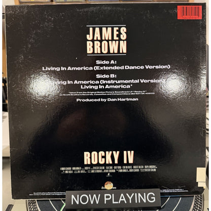 James Brown - Living In America (12" Extended Dance Mix) Rocky IV Scotti Bros.