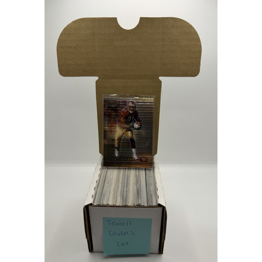 100 Lot Different Terrell Owens Football Cards Inserts 49ers Cowboys Bills