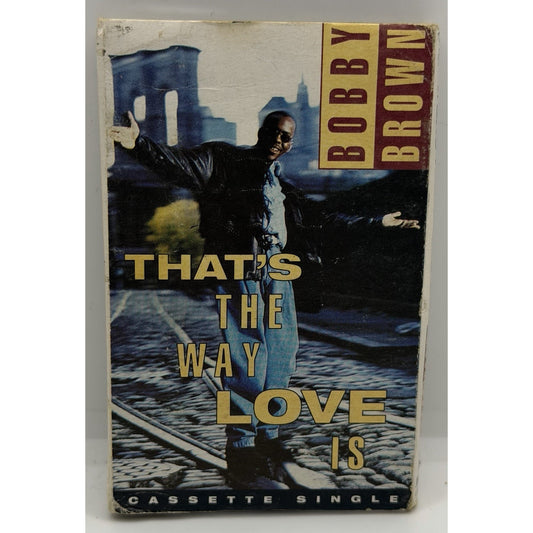 Bobby Brown That’s The Way Love Is Cassette Single R&B New Edition