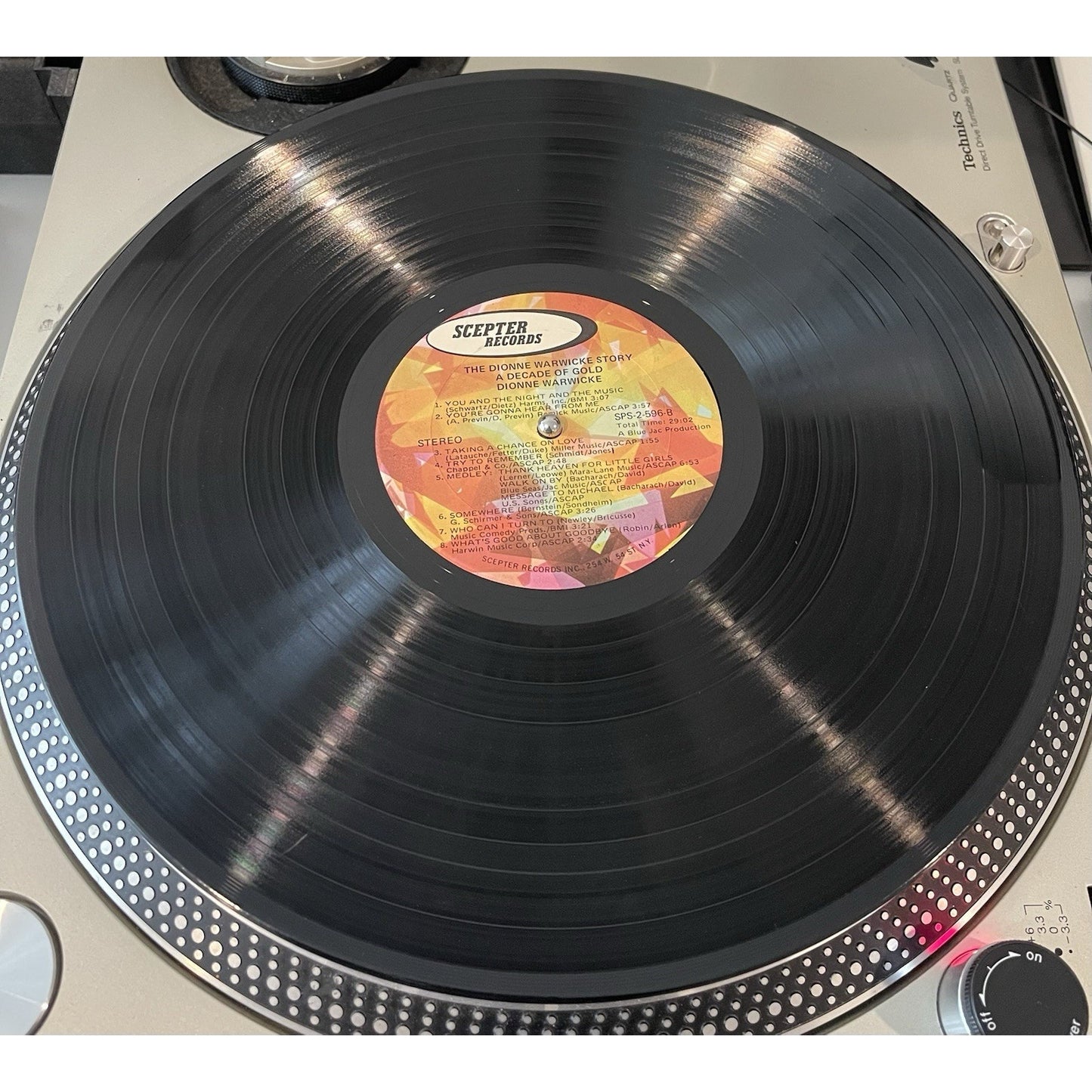 The Dionne Warwicke Story A Decade Of Gold 1971 Double LP Record SPS2596 Origina
