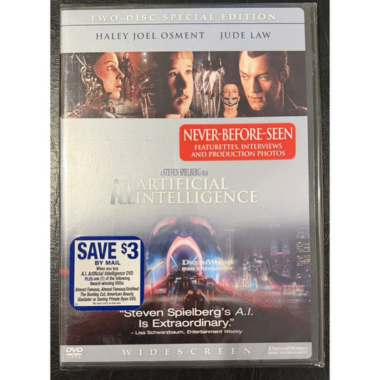 A.I. - Artificial Intelligence (DVD 2002, 2-Disc Special Edition) BRAND NEW