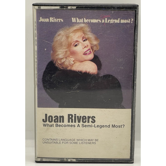 Joan Rivers What Becomes A Legend Most? 1983 Comedy Cassette Tape