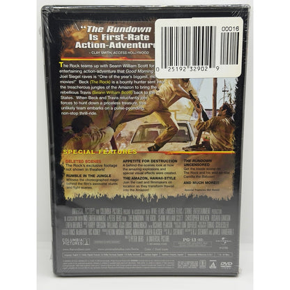 The Rundown (DVD, 2003) Dwayne Johnson Widescreen New