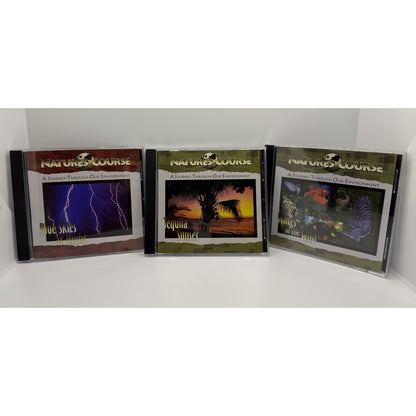 Nature’s Course: Journey Through Our Environment 3 CD Set Complete Preowned