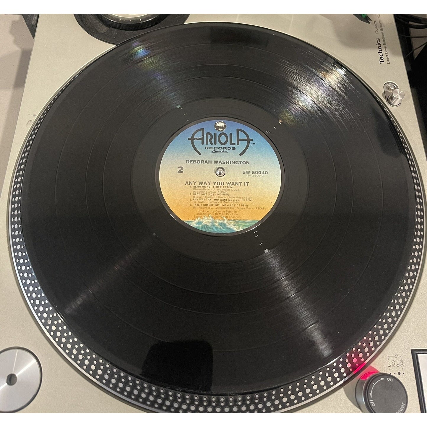 Deborah Washington Any Way You Want It LP Vinyl Record Used 1978 Ariola Funk