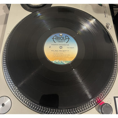 Deborah Washington Any Way You Want It LP Vinyl Record Used 1978 Ariola Funk