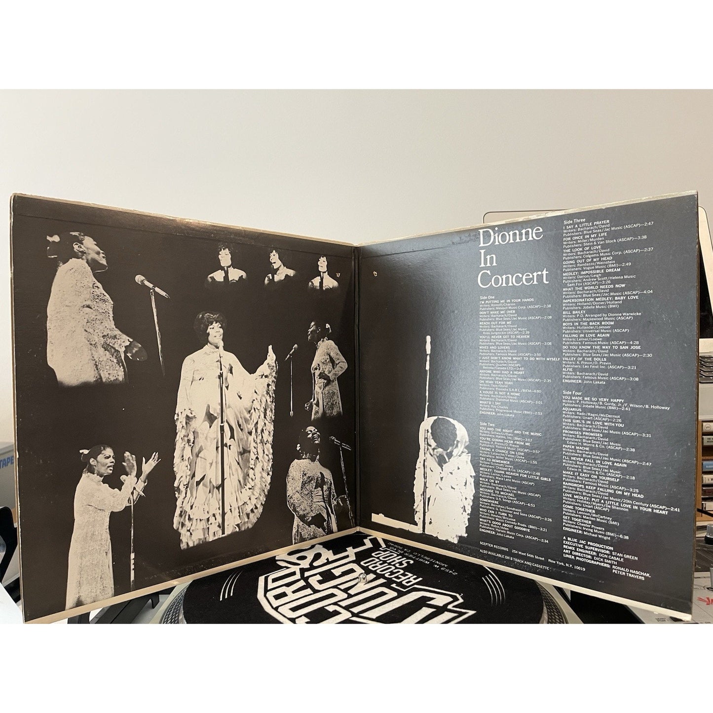 The Dionne Warwicke Story A Decade Of Gold 1971 Double LP Record SPS2596 Origina