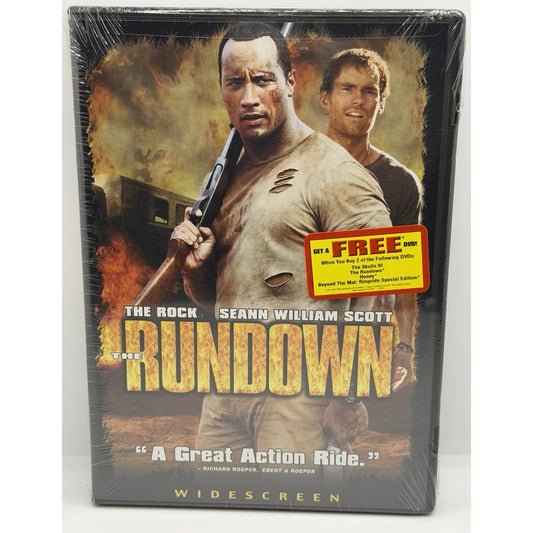 The Rundown (DVD, 2003) Dwayne Johnson Widescreen New