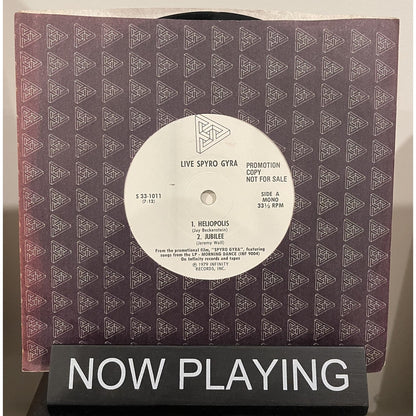 Live Spyro Gyra  Heliopolis & Jubliee Morning Dance 1979 Promo 7 Inch 33 RPM