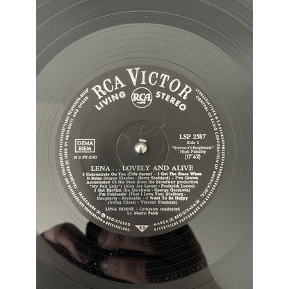 Lena Horne ‎- Lovely And Alive - 1962 Vinyl LP - Soul Jazz / Vocals