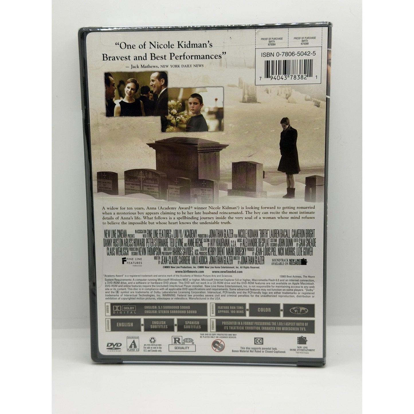 Birth (DVD, 2004) Nicole Kidman / Brand New Sealed