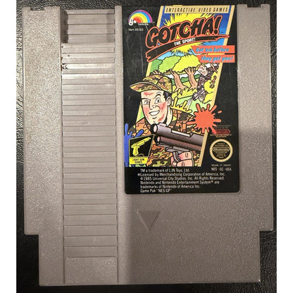 Gotcha Nintendo Entertainment System NES Game Cartridge 1987 Untested