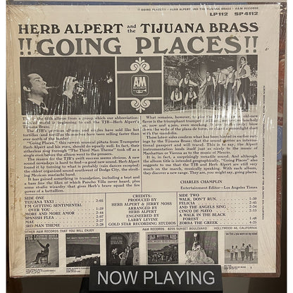 Herb Alpert and the Tijuana Brass Going Places Record Album Vinyl LP SP-4112