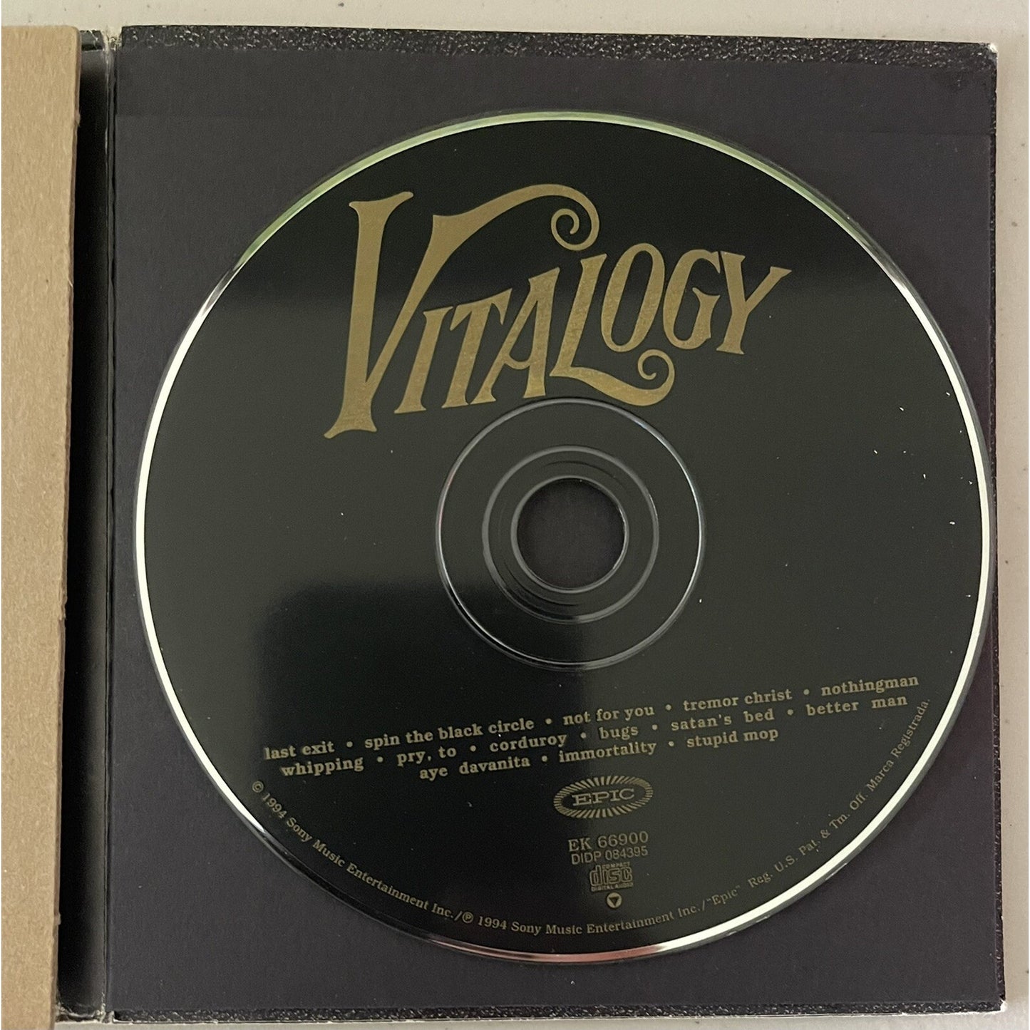 Pearl Jam - Vitalogy - Digibook - CD 1994 Collectible Rare HTF Preowned OOP