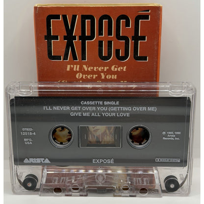 Expose I’ll Never Get Over You Getting Over Me Cassette Tape Single Preowned