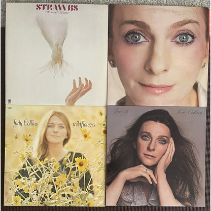 3 Judy Collins LP Lot Records Vinyl 1 Strawbs Album Total Of 4 Records Folk Rock