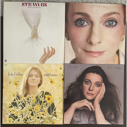 3 Judy Collins LP Lot Records Vinyl 1 Strawbs Album Total Of 4 Records Folk Rock