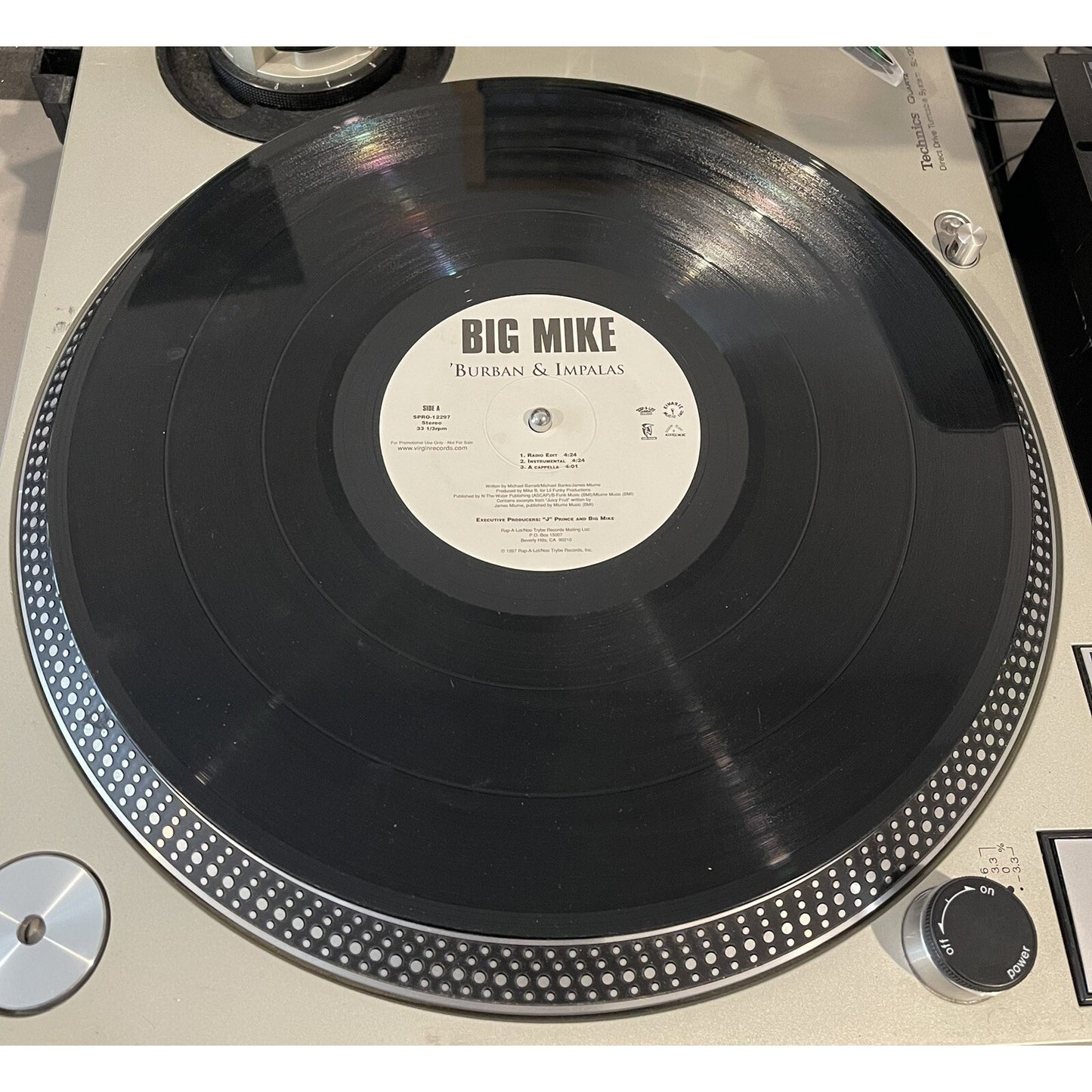 SCARFACE BIG MIKE THE ISLEY BROTHERS : LOT OF 3 VINYL 12" SINGLES RAP-A-LOT
