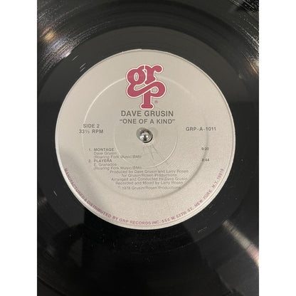 Dave Grusin - One Of A Kind (1984) Vinyl LP Jazz Fusion Funk GRP-A-1011