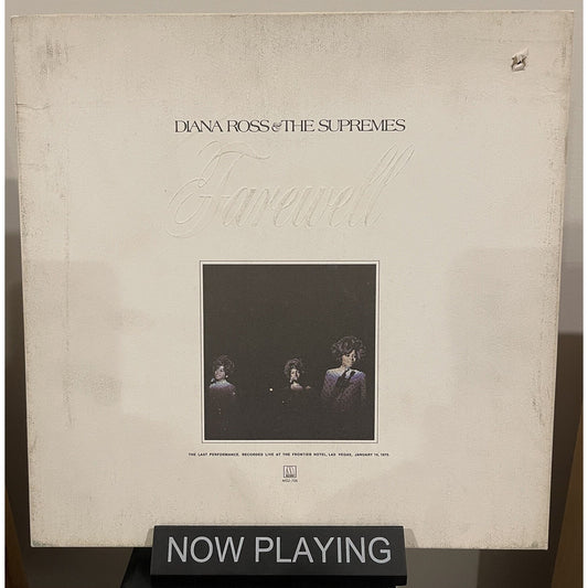 Diana Ross and The Supremes Farewell 2 Vinyl Record Set With Booklet Hole Punch