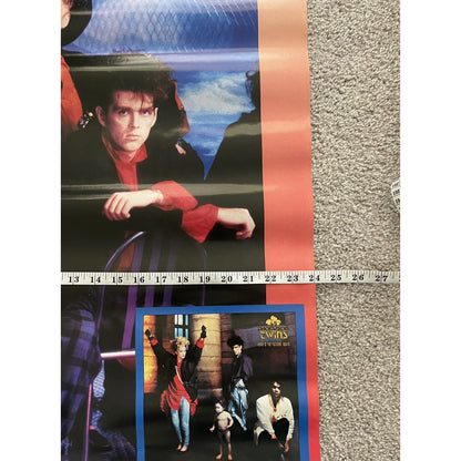 Thompson Twins Here's To Future Days Rare Original Vintage Promotional Poster
