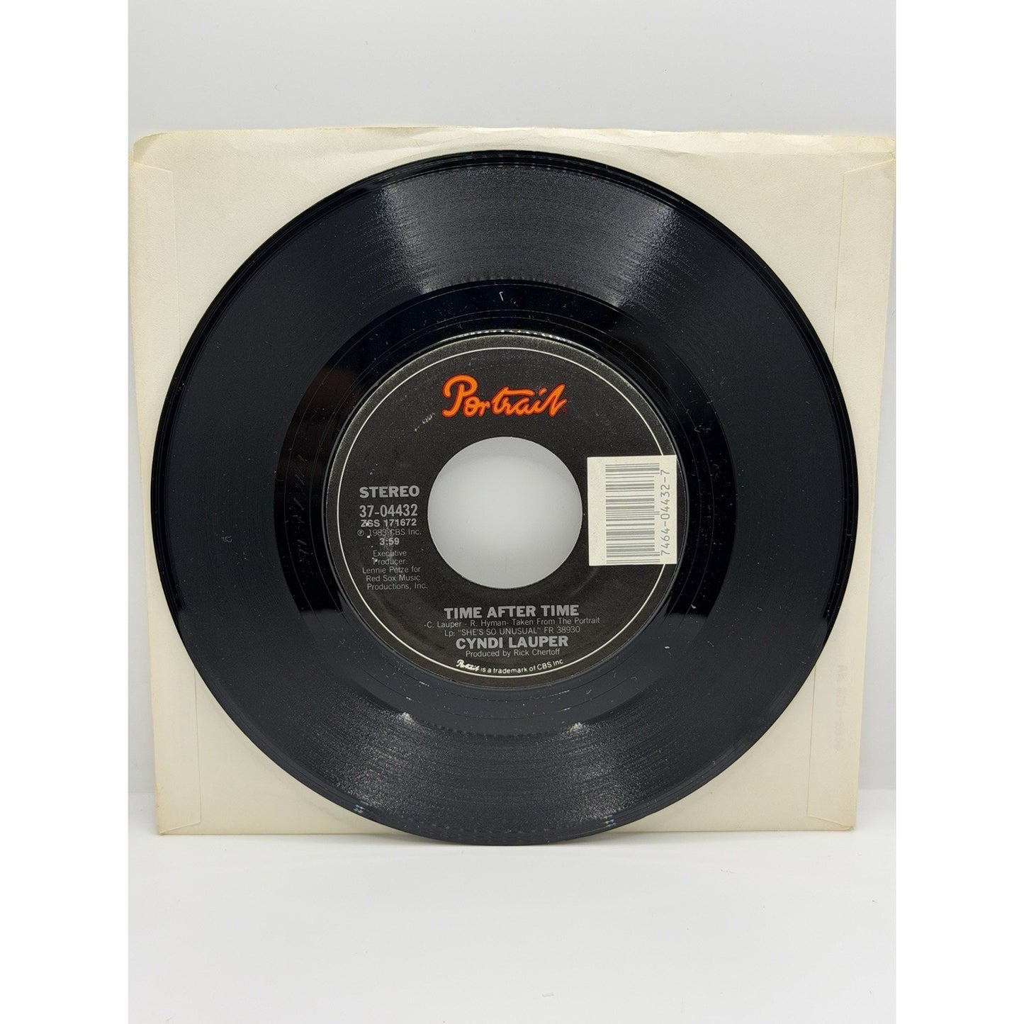 Cyndi Lauper Time After Time + I’ll Kiss You 45 RPM Vinyl Out Of Print 7” Pop