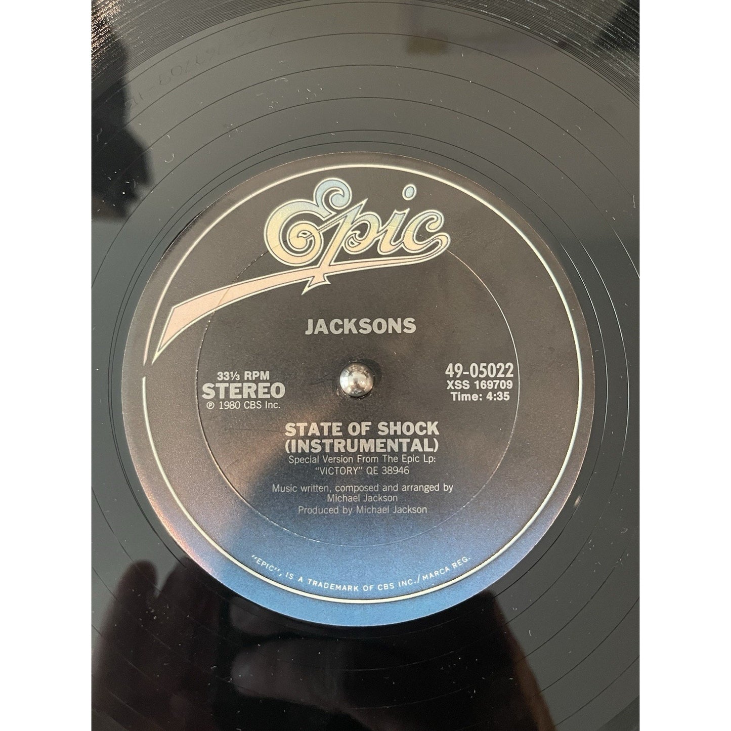 Jackson’s 12" State Of Shock 12 Inch Single (with M Jagger) Epic 49-05022 OOP