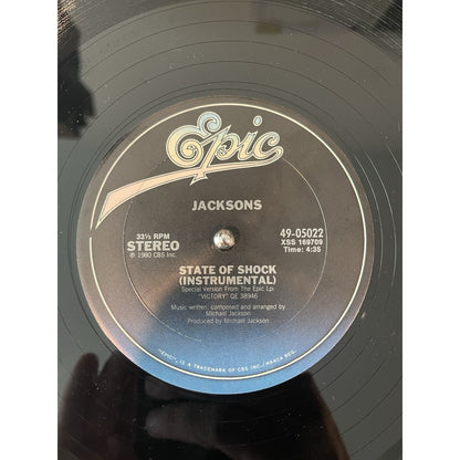 Jackson’s 12" State Of Shock 12 Inch Single (with M Jagger) Epic 49-05022 OOP