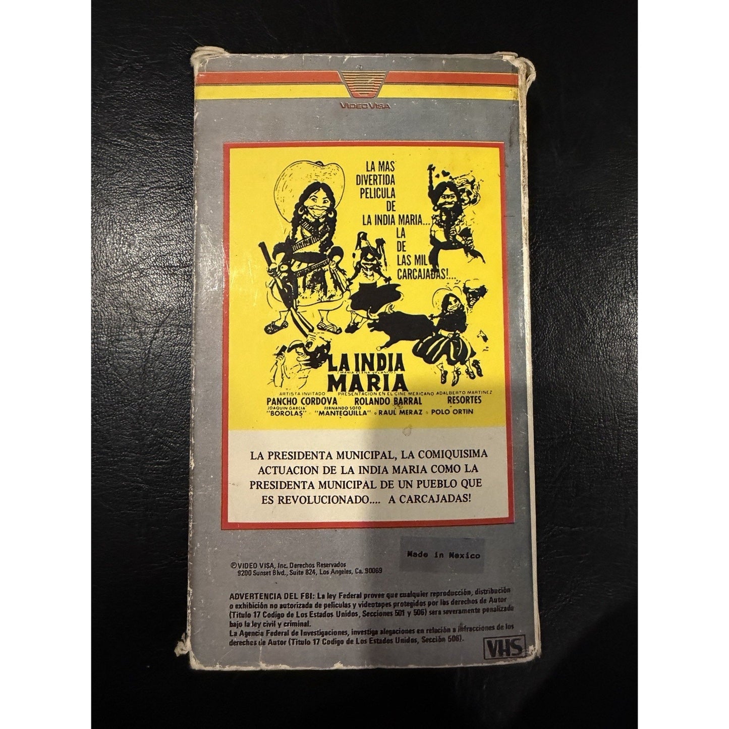 La Presidenta Municipal - La India Maria, VHS Preowned Spanish Mexico Plays