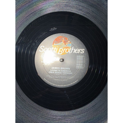 James Brown - Living In America (12" Extended Dance Mix) Rocky IV Scotti Bros.
