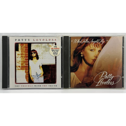 Patty Loveless 2 CD Lot When Fallen Angels Fly / The Trouble With The Truth OOP