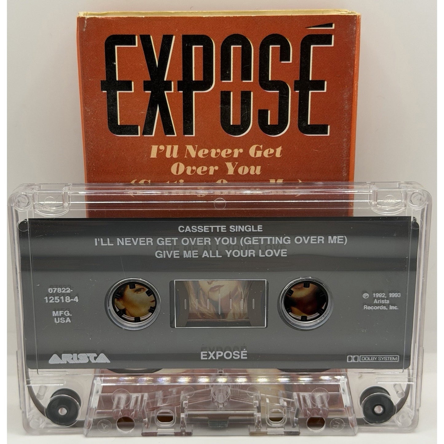 Expose I’ll Never Get Over You Getting Over Me Cassette Tape Single Preowned