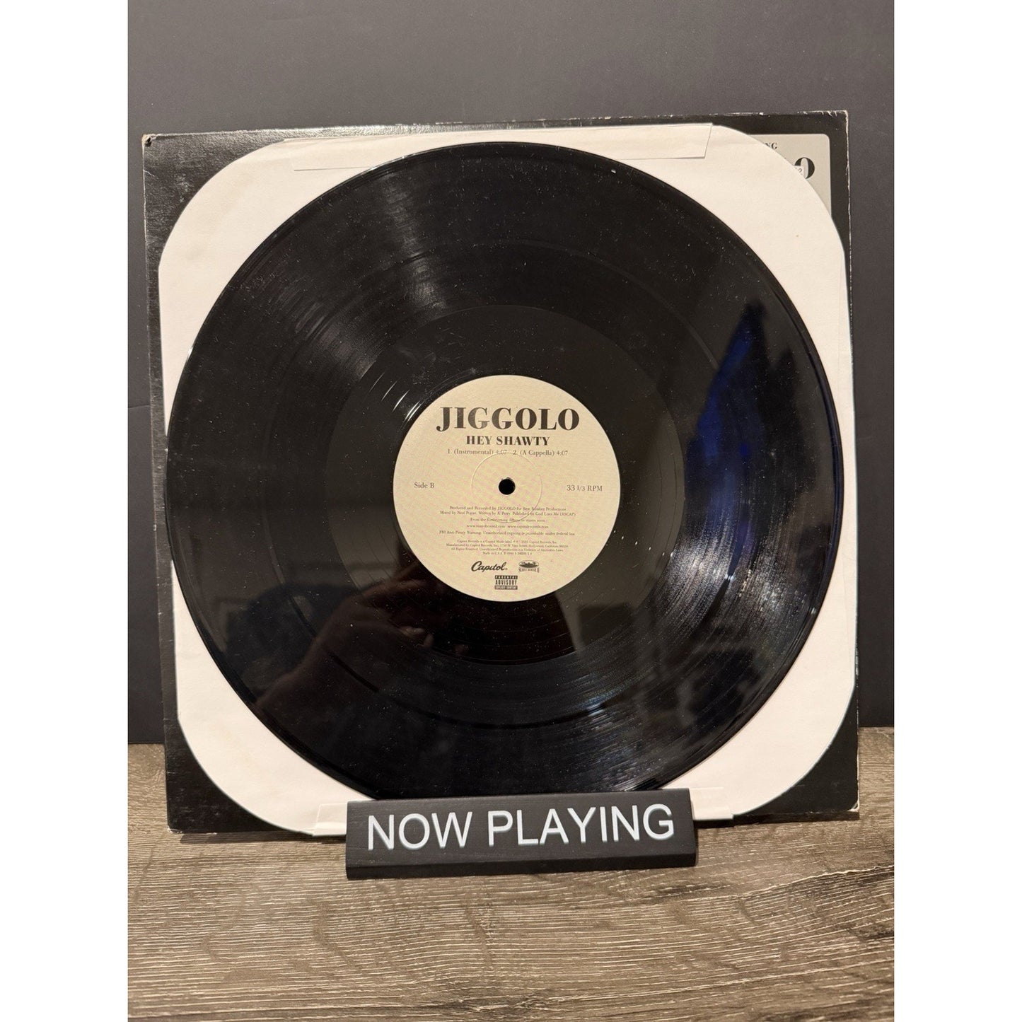 Jiggolo – Hey Shawty 12" Single Record 2004 Capitol Hip Hop 33 RPM Suave House 2